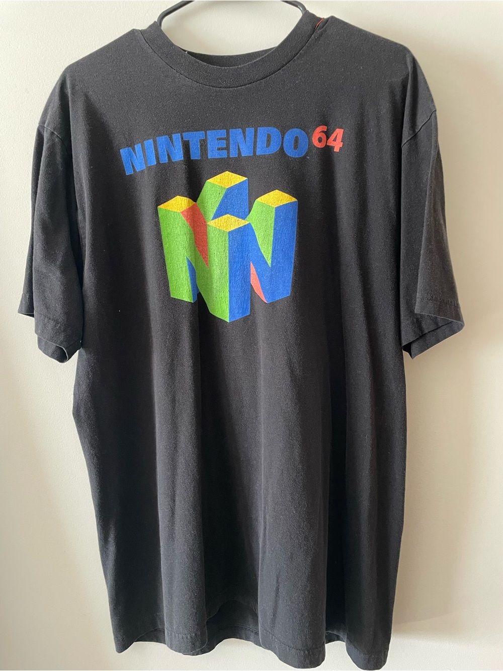 Nintendo 64 N64 Retro Gaming Graphic T-Shirt Black XLT
